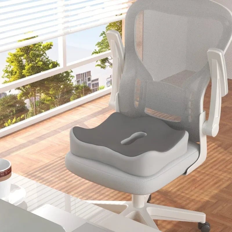 PeakEase Office Seat Cushion With Memory Foam Lumbar Support