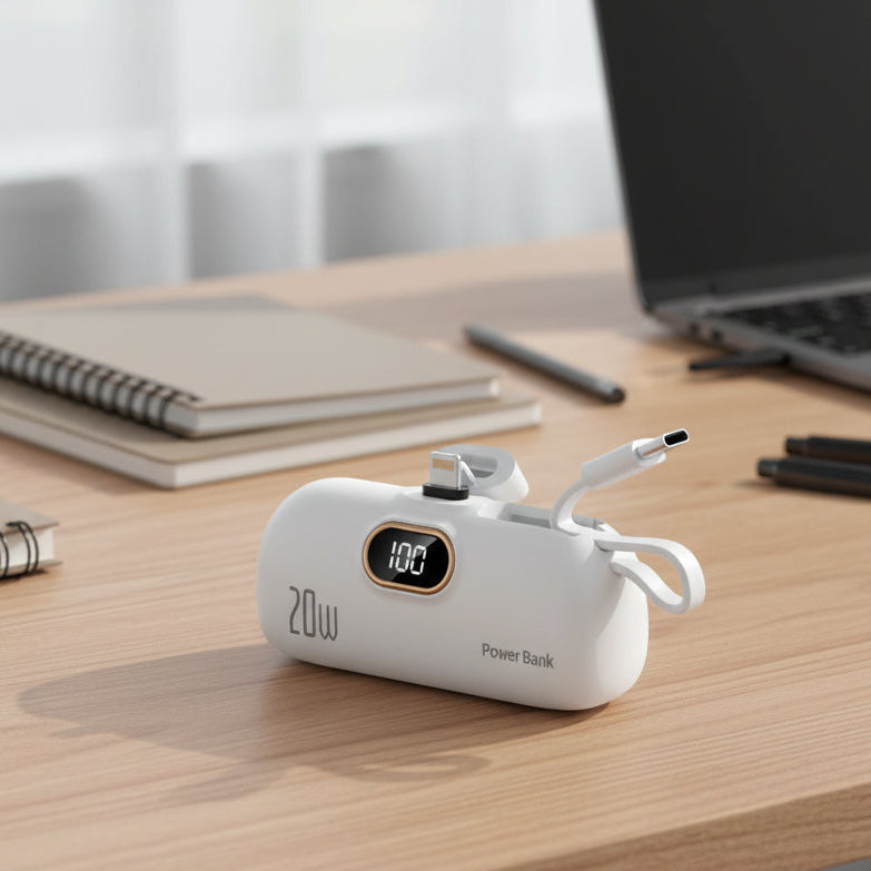 PulseCharge Mini 22.5W High-Speed Power Bank For On-The-Go