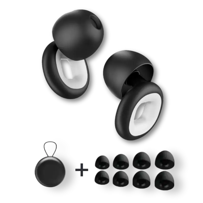 Whisper Quiet Earbuds With 24 dB Noise Reduction For Peaceful Sleep