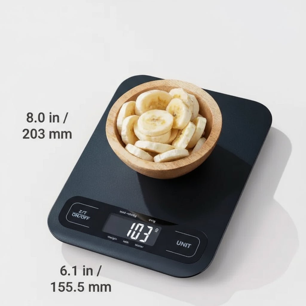 TinyScale Kompakte digitale Küchenwaage für den täglichen Gebrauch