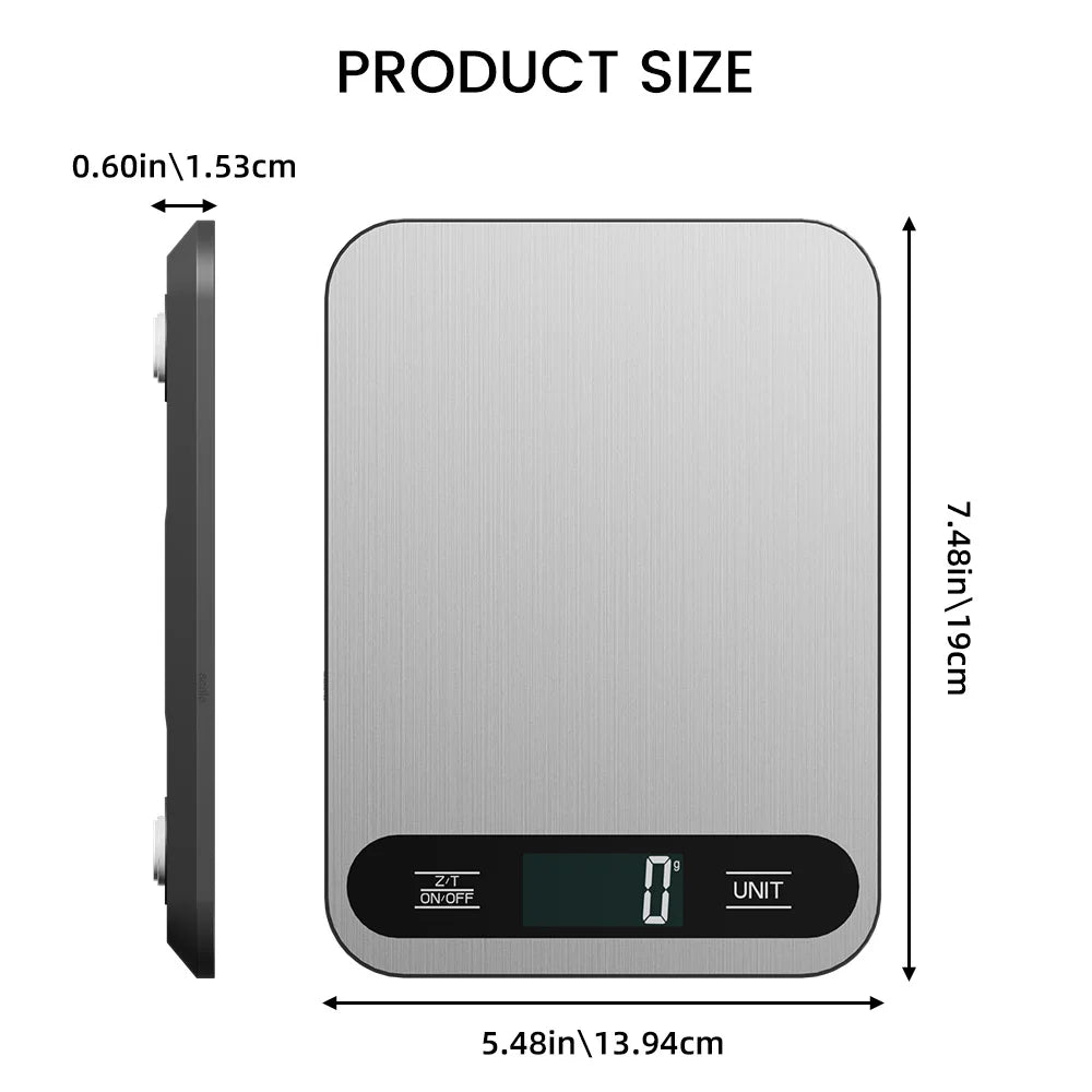 TinyScale Kompakte digitale Küchenwaage für den täglichen Gebrauch