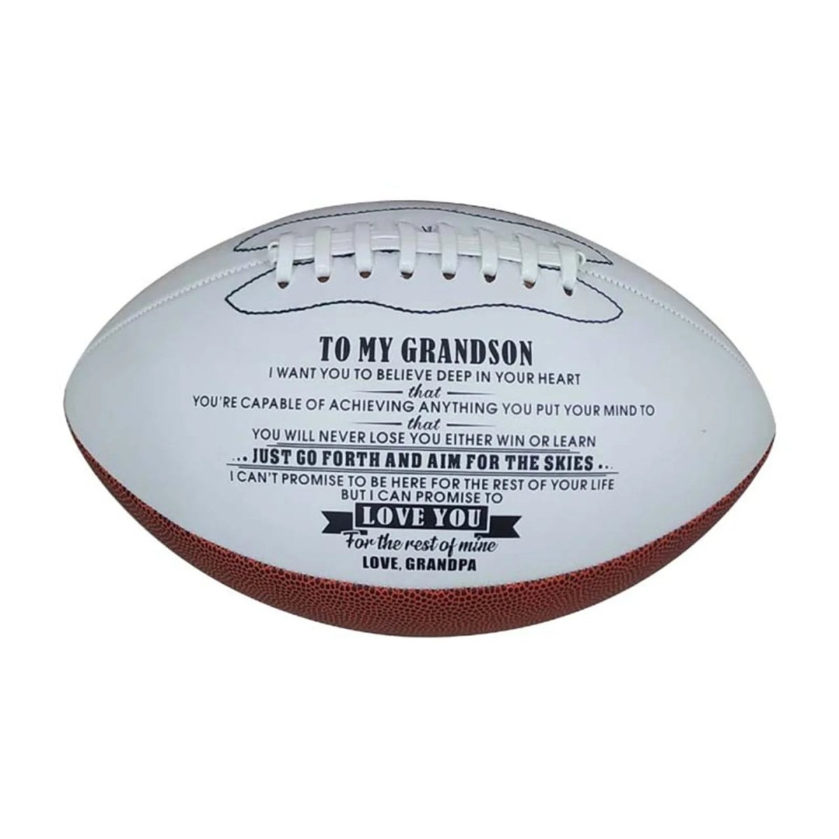 EndZoneForge American Football Ball, Machine Stitched for Adults and Clubs