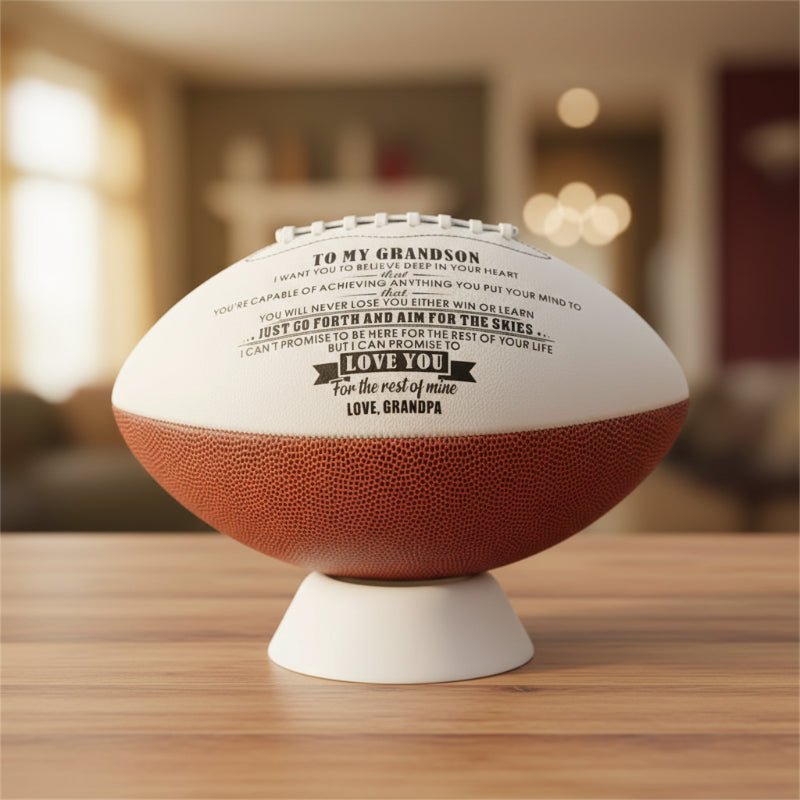 EndZoneForge American Football Ball, Machine Stitched for Adults and Clubs
