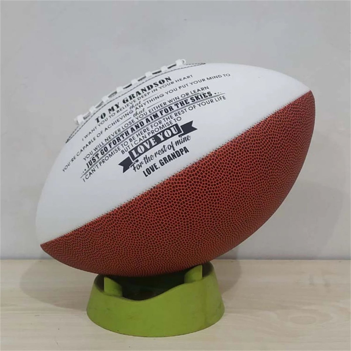 EndZoneForge American Football Ball, Machine Stitched for Adults and Clubs