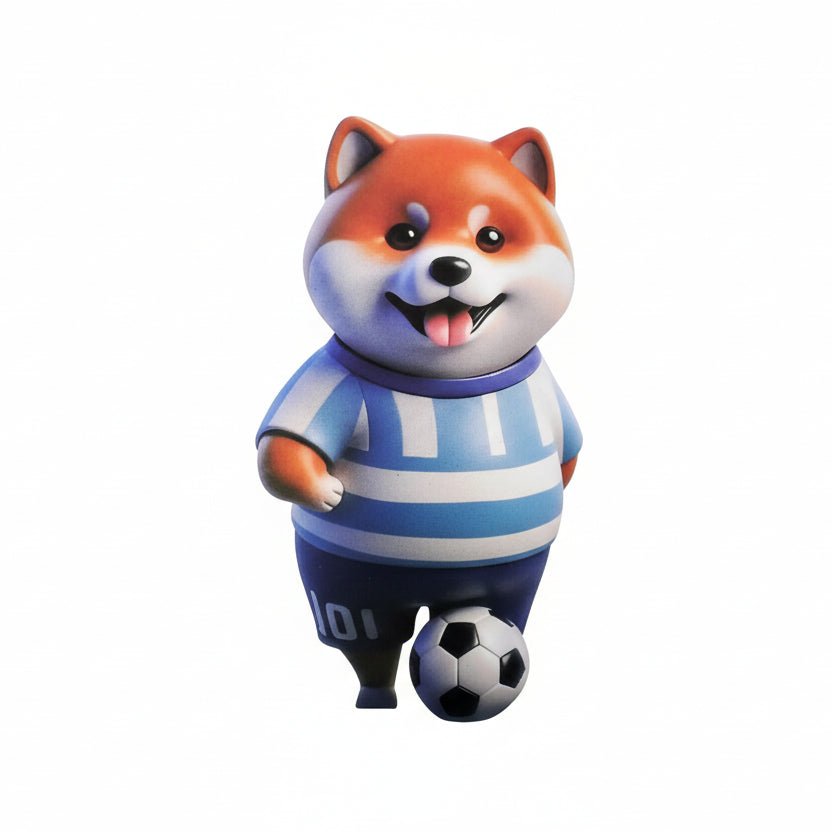 ShibaGuard Sødt Shiba Silikoneklistermærke med Stødabsorberende Design