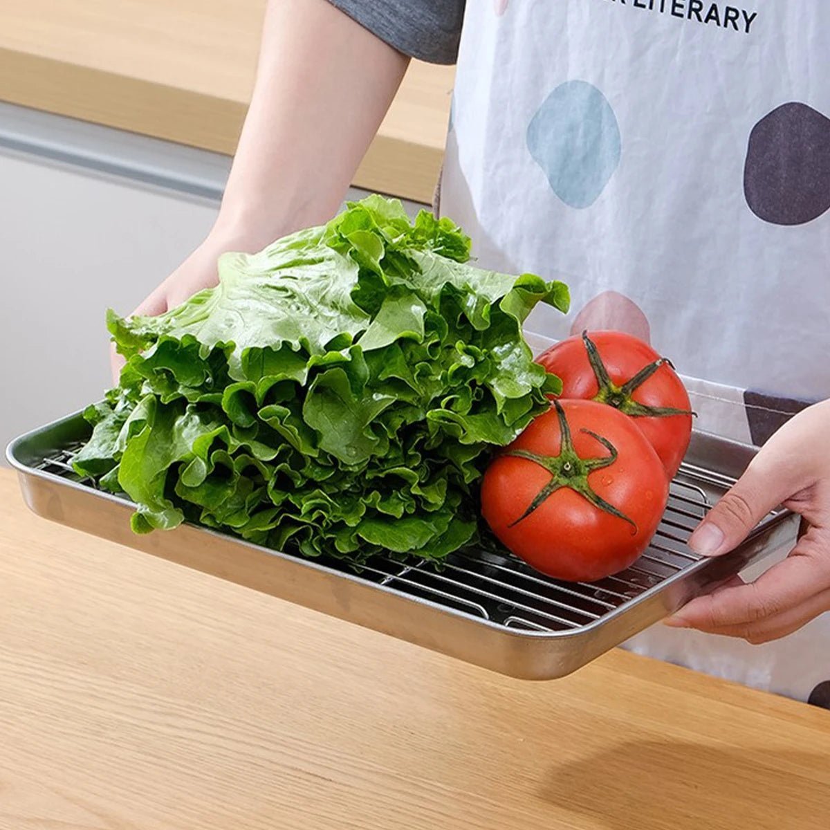 CrispNest Premium Stainless Steel Baking Pan Set for Effortless Cooking