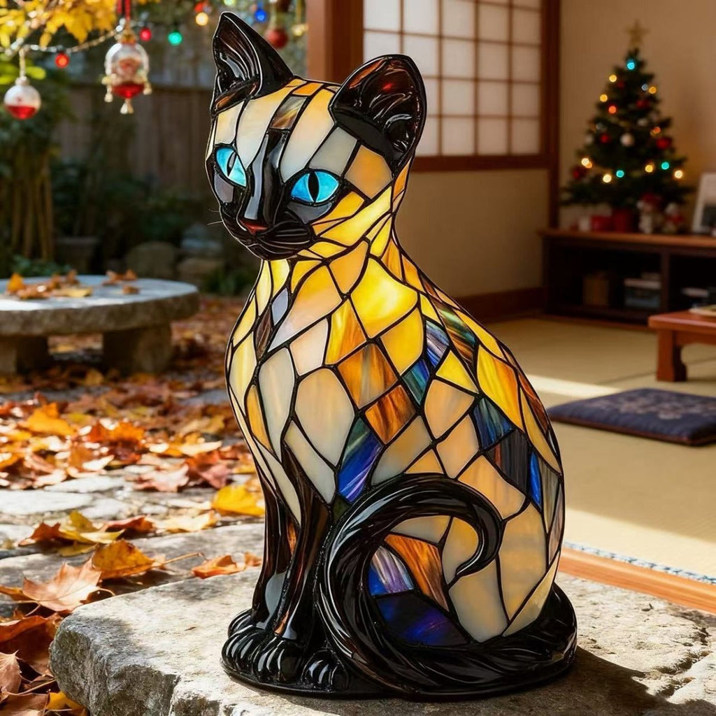 WhiskerGlow Dekorativ Katte lampe Med Blødt Lys Til Hyggelige Rum