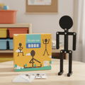 BrightPath Montessori dřevěné puzzle pro praktické učení a řešení problémů