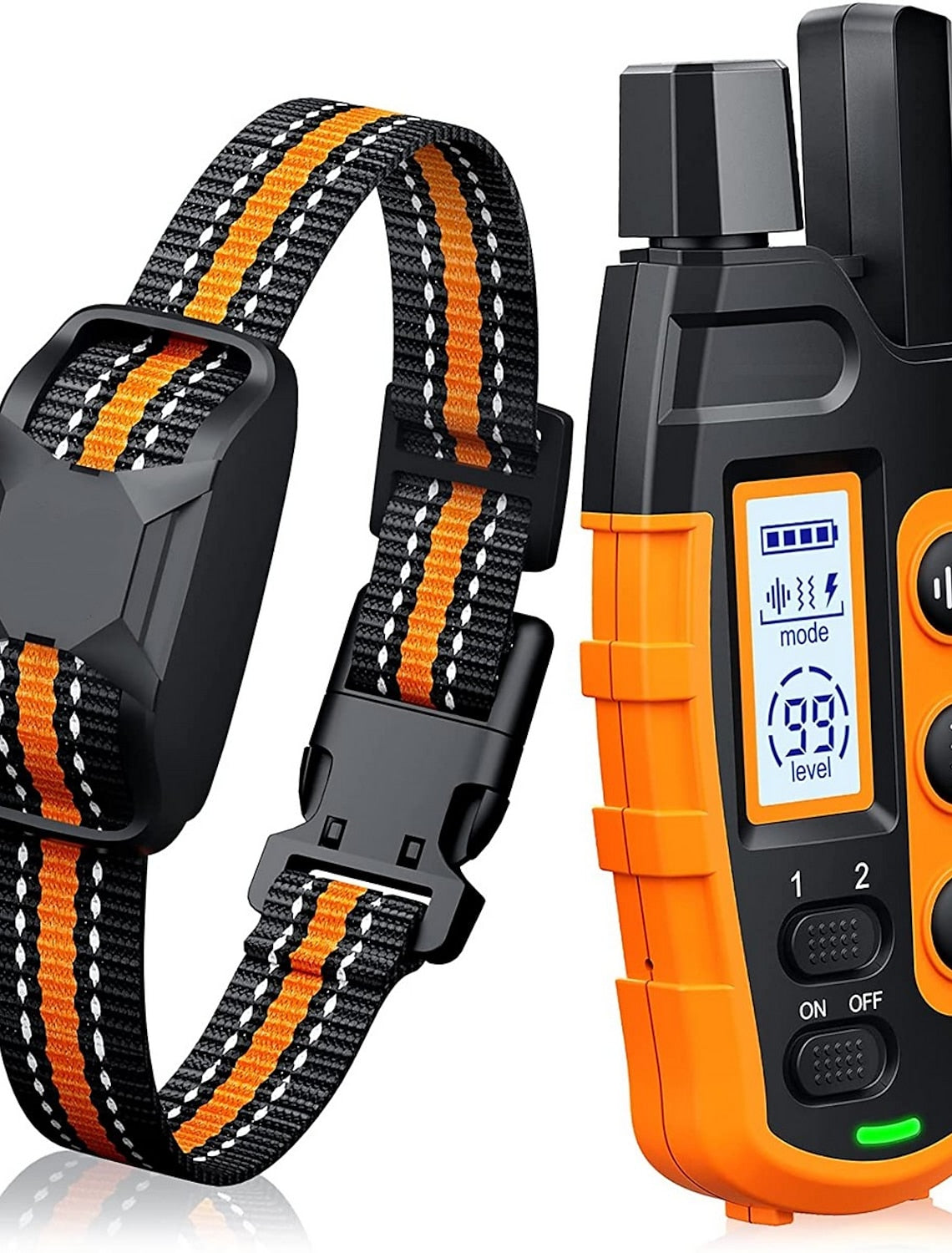 Remote Training Collar With 1000m Range For All Dog Sizes, Waterproof And Rechargeable