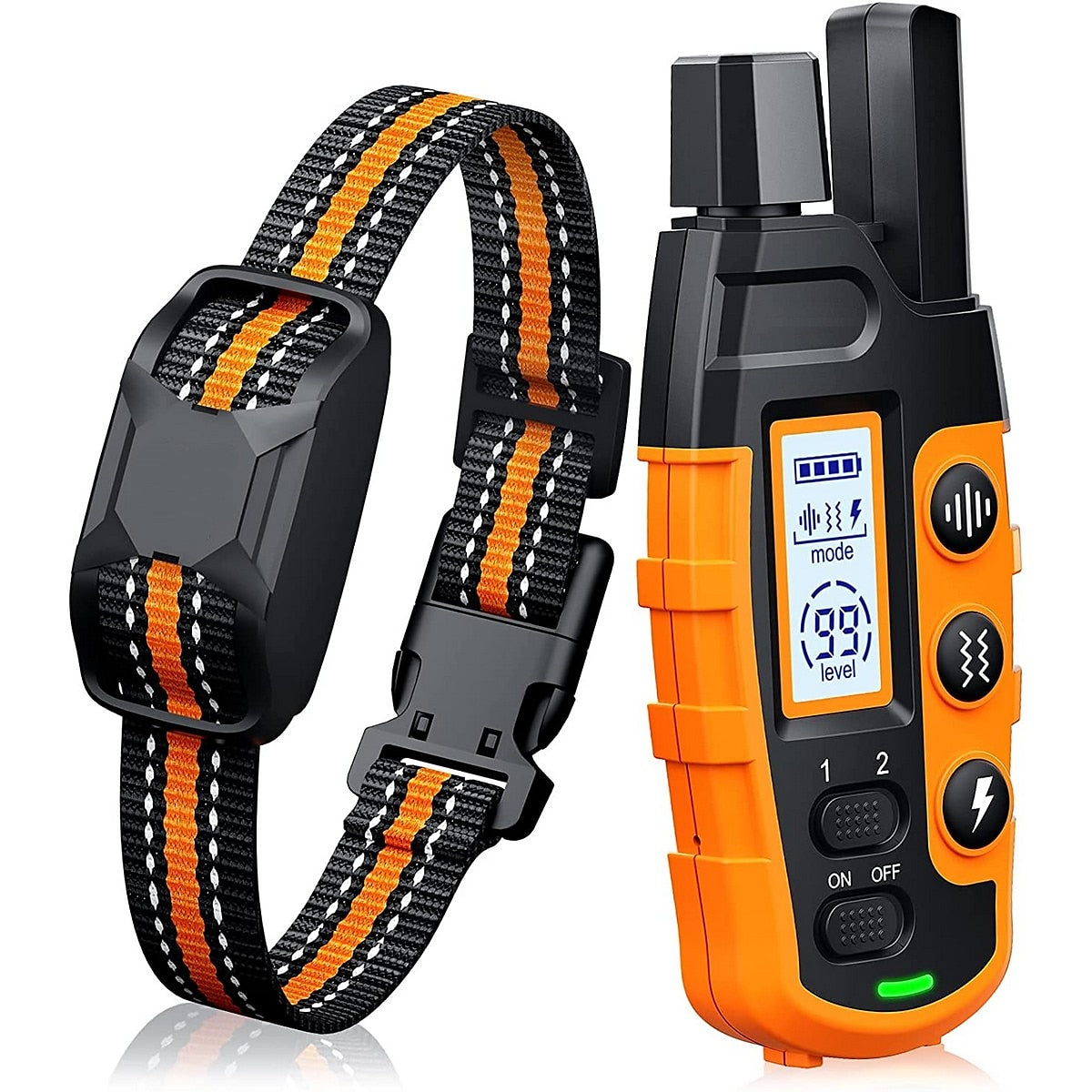 Remote Training Collar With 1000m Range For All Dog Sizes, Waterproof And Rechargeable