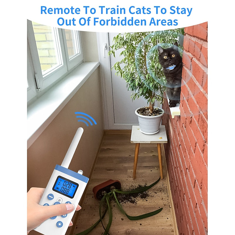 Feline Training Collar Featuring Remote Control For Pet Parents Everywhere