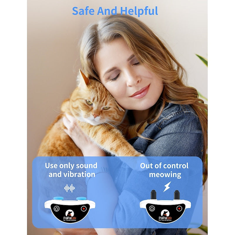 Feline Training Collar Featuring Remote Control For Pet Parents Everywhere