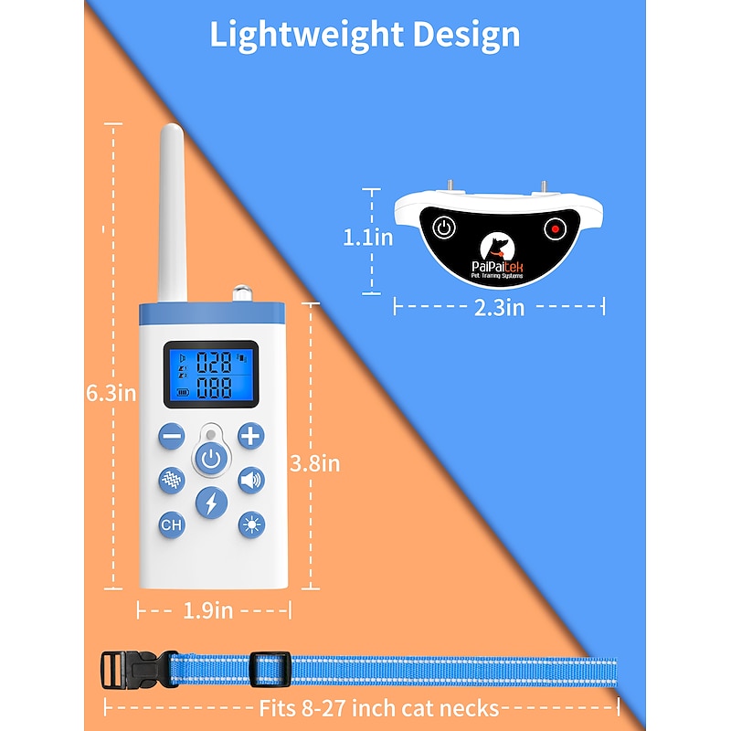 Feline Training Collar Featuring Remote Control For Pet Parents Everywhere