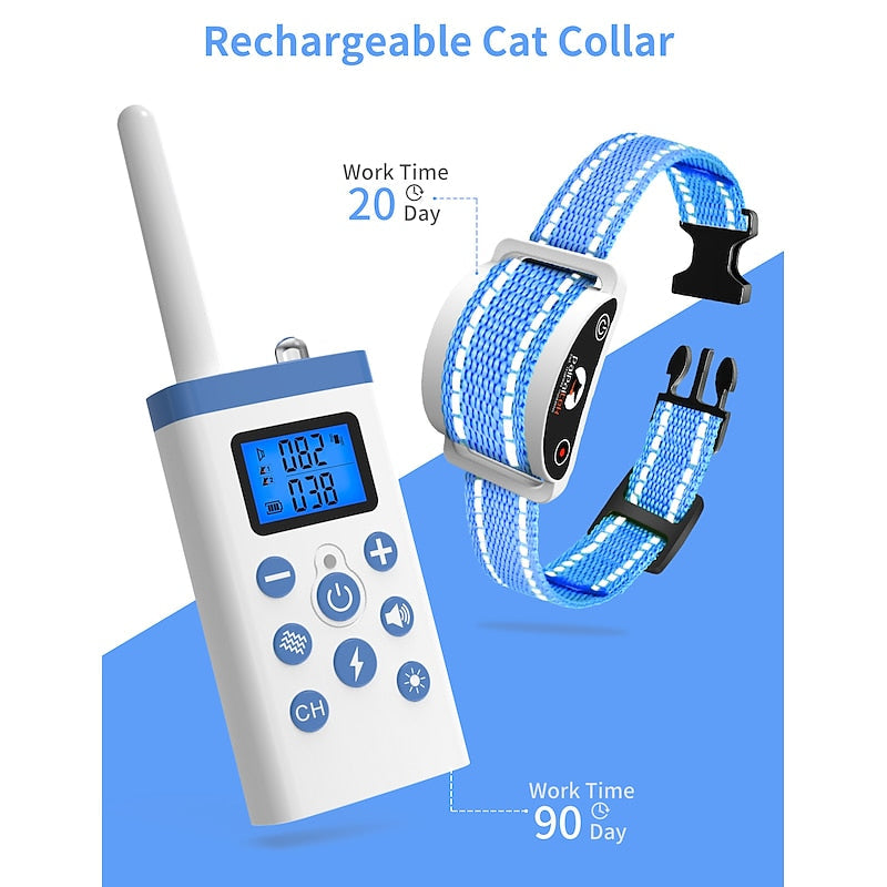 Feline Training Collar Featuring Remote Control For Pet Parents Everywhere