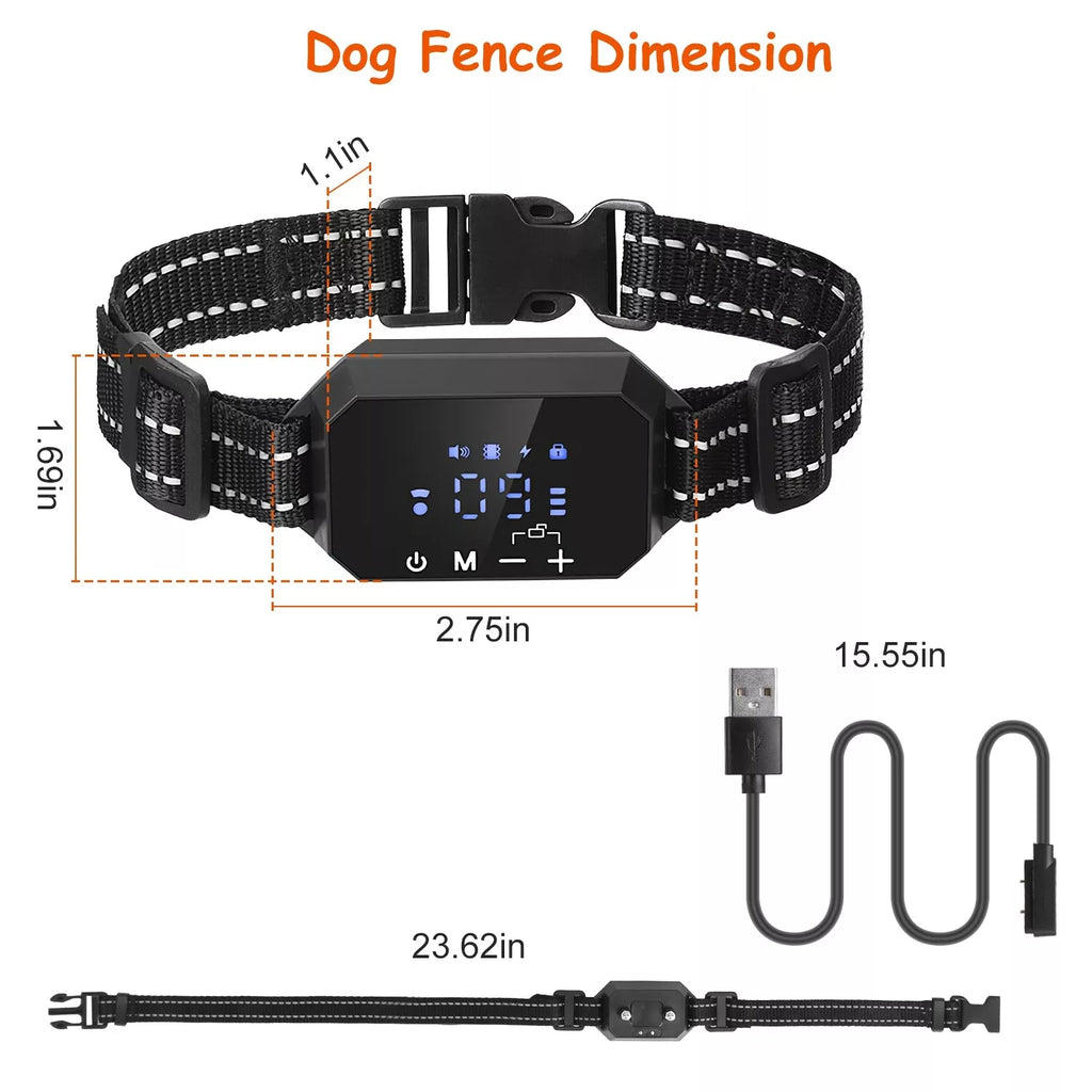 Pawfey GPS Pro Wireless Dog Fence System For Safe Boundary Control