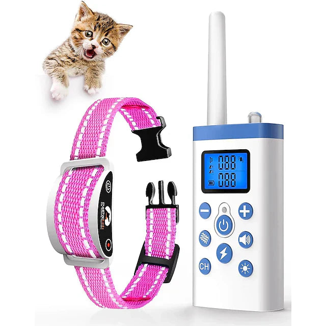 Feline Training Collar Featuring Remote Control For Pet Parents Everywhere