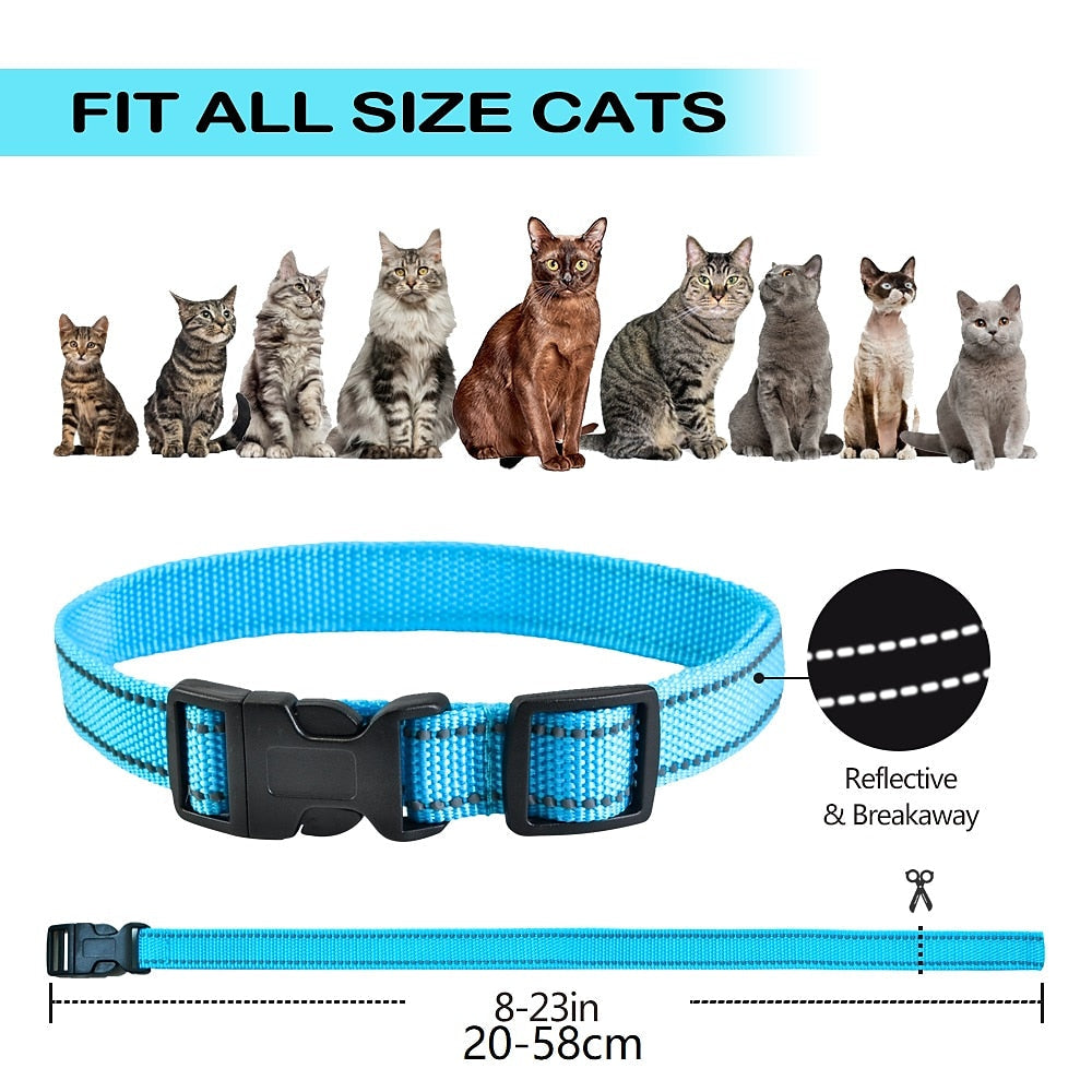 Meow-Reducing Cat Collar With Sound, Vibration And Shock Modes