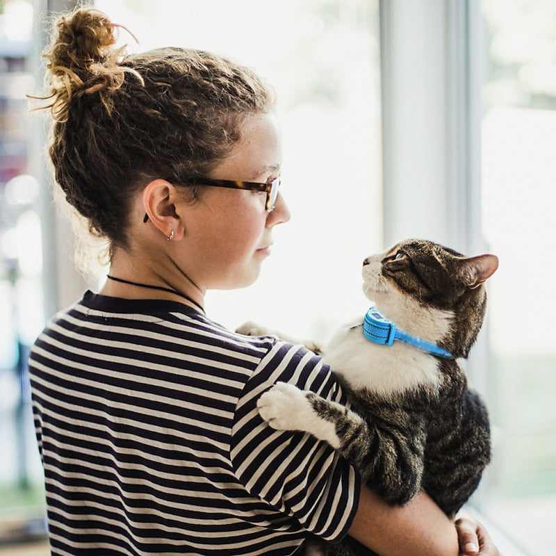 Meow-Reducing Cat Collar With Sound, Vibration And Shock Modes