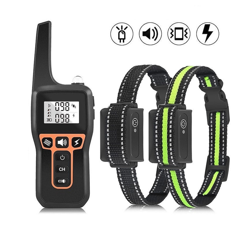 Training Collar For Dogs With 1000 Meter Range, Rechargeable And Waterproof