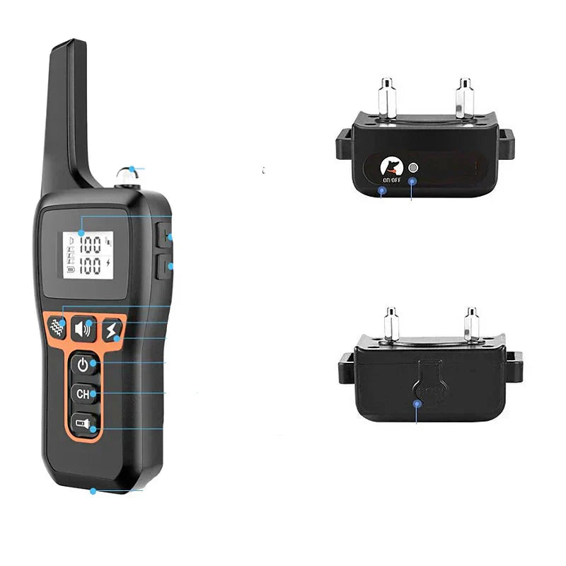 Training Collar For Dogs With 1000 Meter Range, Rechargeable And Waterproof