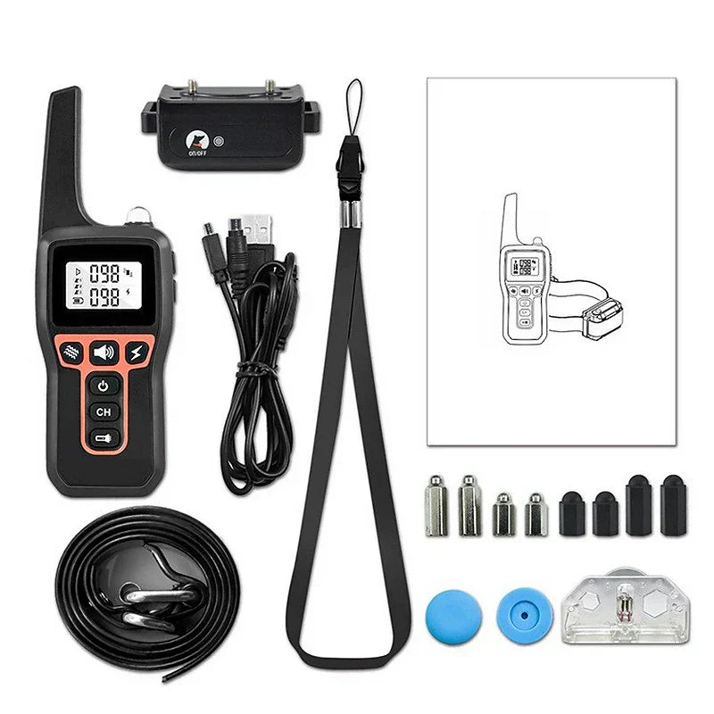 Training Collar For Dogs With 1000 Meter Range, Rechargeable And Waterproof