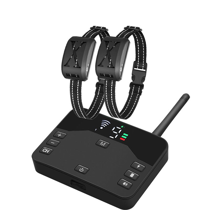 Adjustable Collar Enables A Wireless Fence System For Dogs 9 To 240 Meters Range