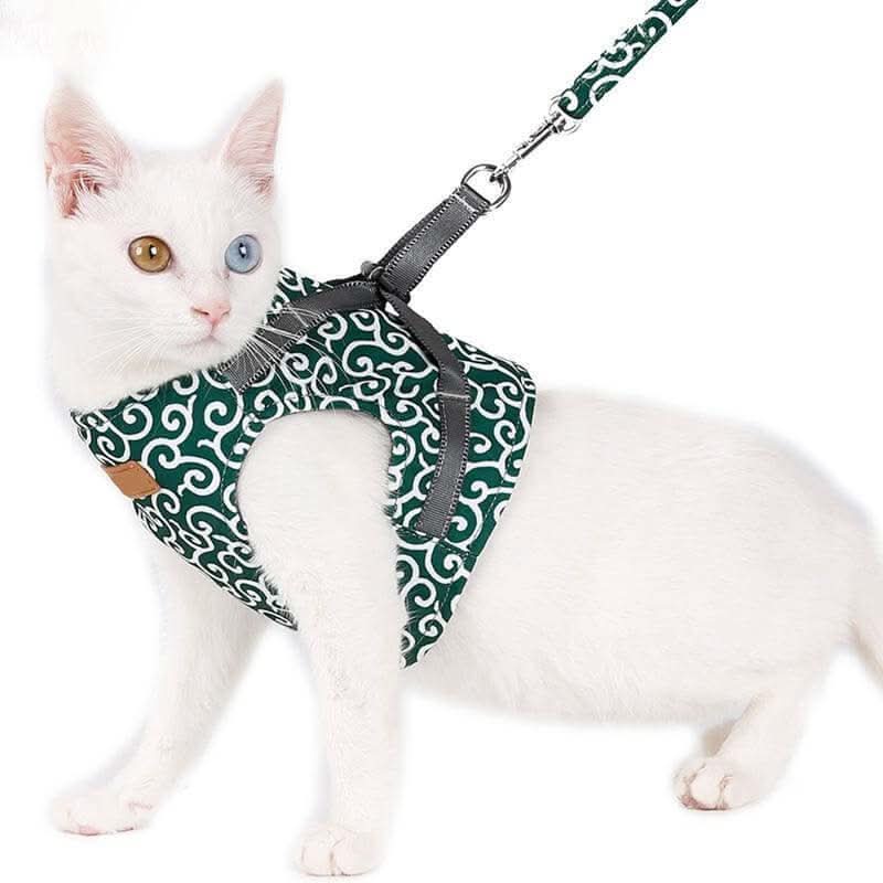 TrailQuest Cat Harness Vest for Safety and Comfort