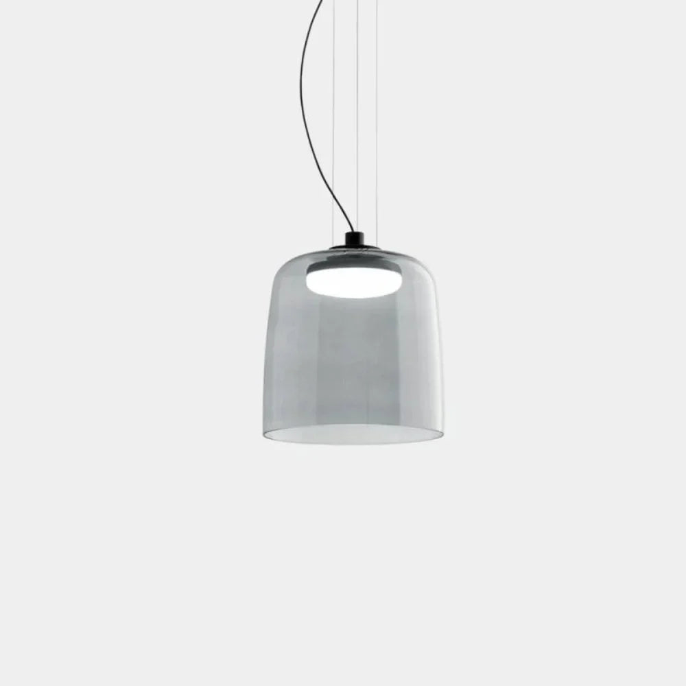 Závěsná lampa Elara ze skla