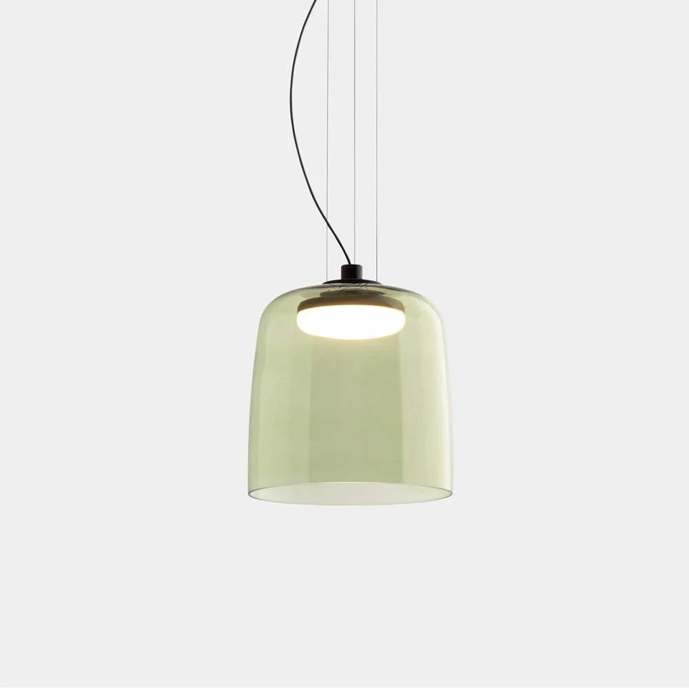 Závěsná lampa Elara ze skla