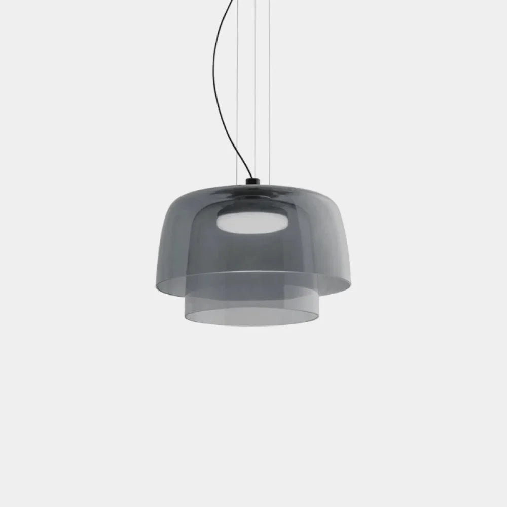 Závěsná lampa Elara ze skla
