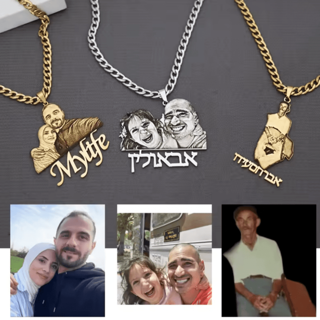 Memora Halskette aus Edelstahl mit personalisiertem Fotoanhänger