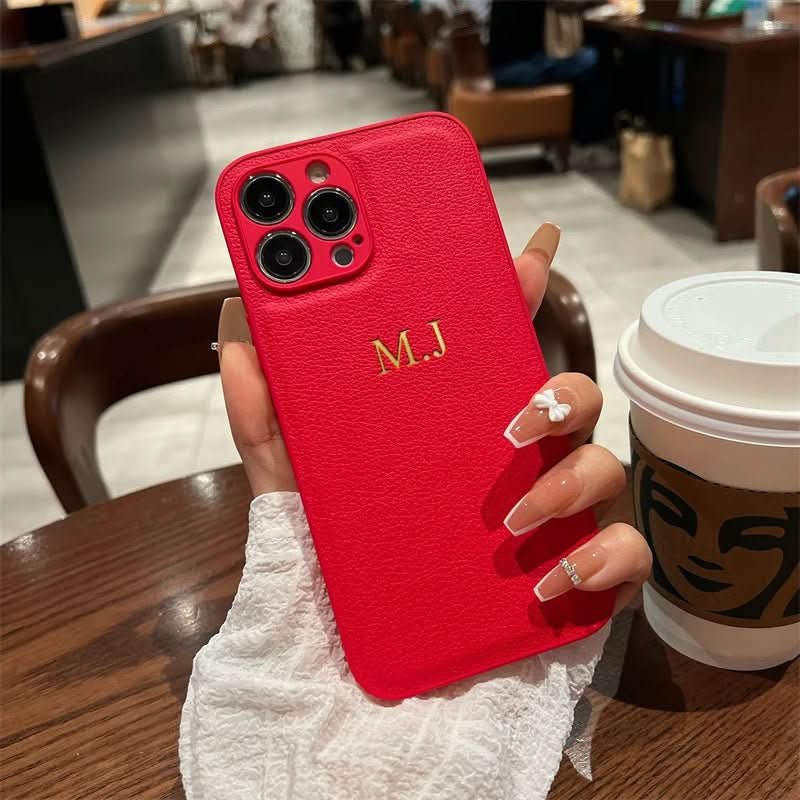 LustreCase Elegantní pouzdro z PU kůže pro iPhone 14–17 Pro Max