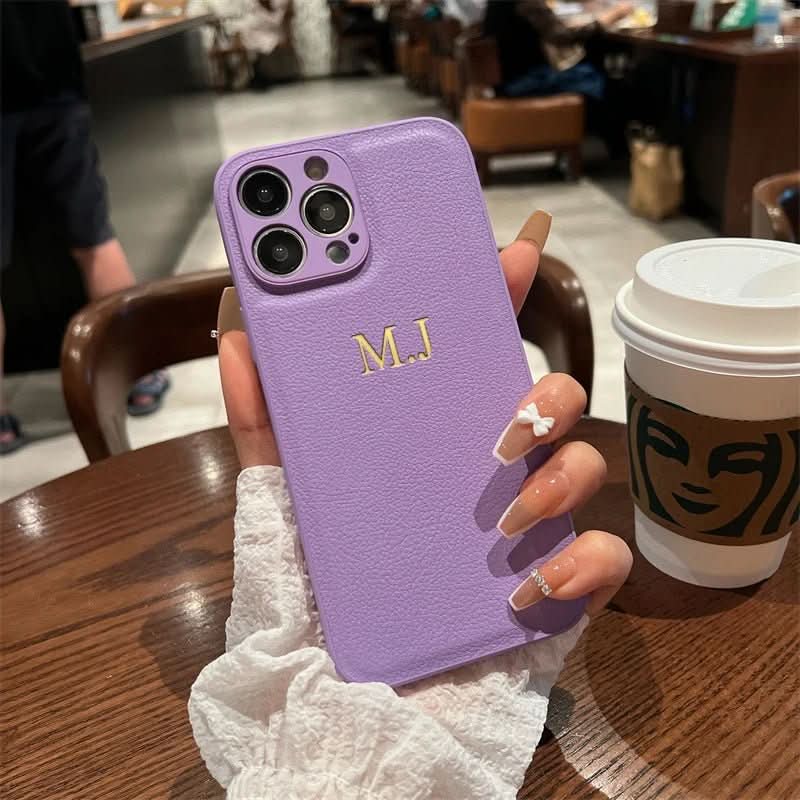 LustreCase Elegantní pouzdro z PU kůže pro iPhone 14–17 Pro Max