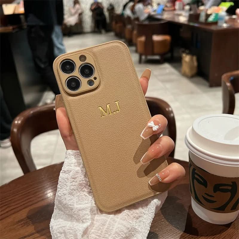 LustreCase Elegantní pouzdro z PU kůže pro iPhone 14–17 Pro Max