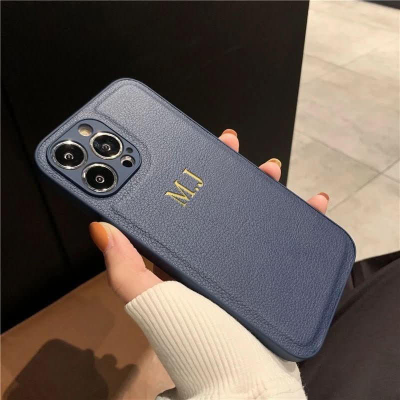 LustreCase Elegantní pouzdro z PU kůže pro iPhone 14–17 Pro Max
