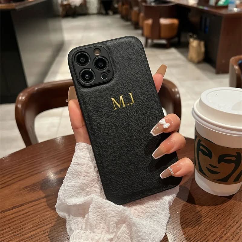LustreCase Elegantní pouzdro z PU kůže pro iPhone 14–17 Pro Max