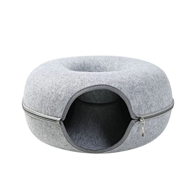 SerenePaw Tunnel Di Lusso Per Gatti Con Area Dormitorio Per Gatti Da Interno