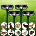 Solar-Powered Infrared Animal Pest Repeller For Gardens And Yards
