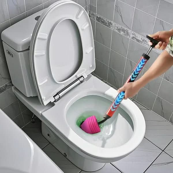 AquaPulse Vysokotlaký Záchodový Píst pro Rychlé Odstranění Ucpání