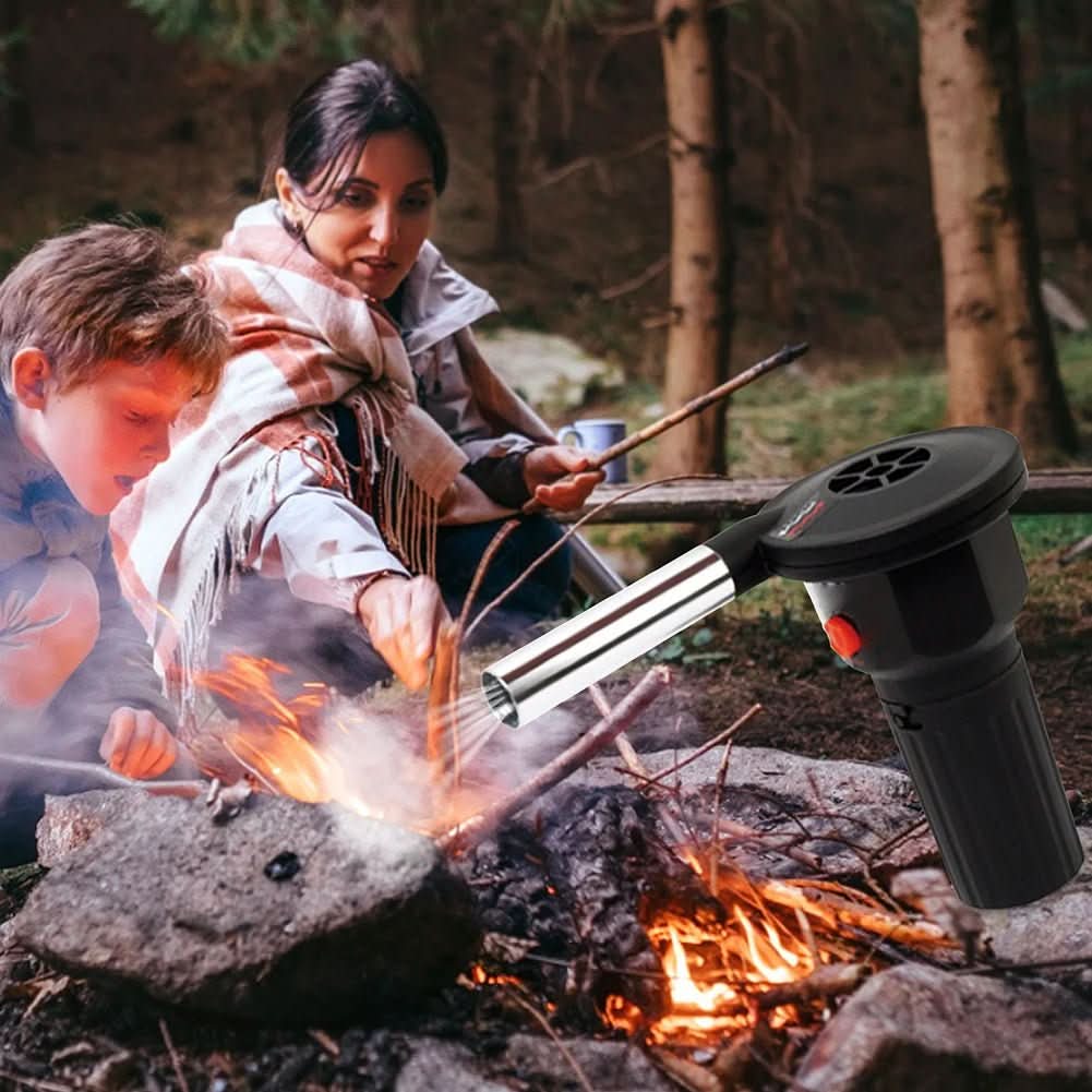 Přenosné hliníkové ohnivé měchy pro rychlé zapálení grilu