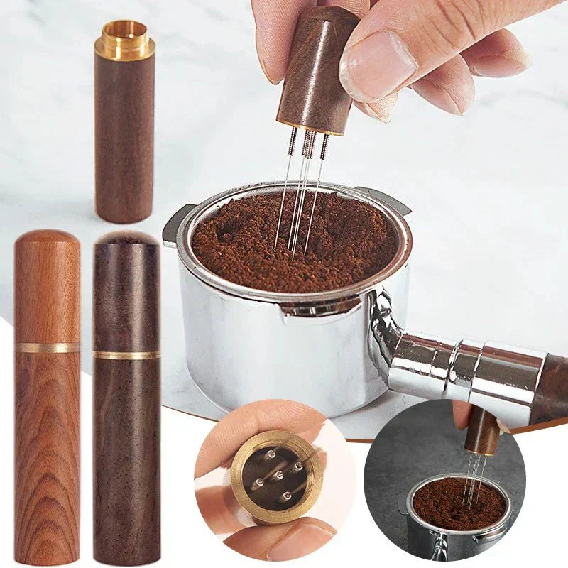FlowCraft Premium Espresso Tamper Med Nålfordelingssystem