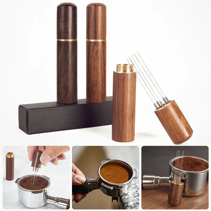 FlowCraft Premium Espresso Tamper Med Nålfordelingssystem