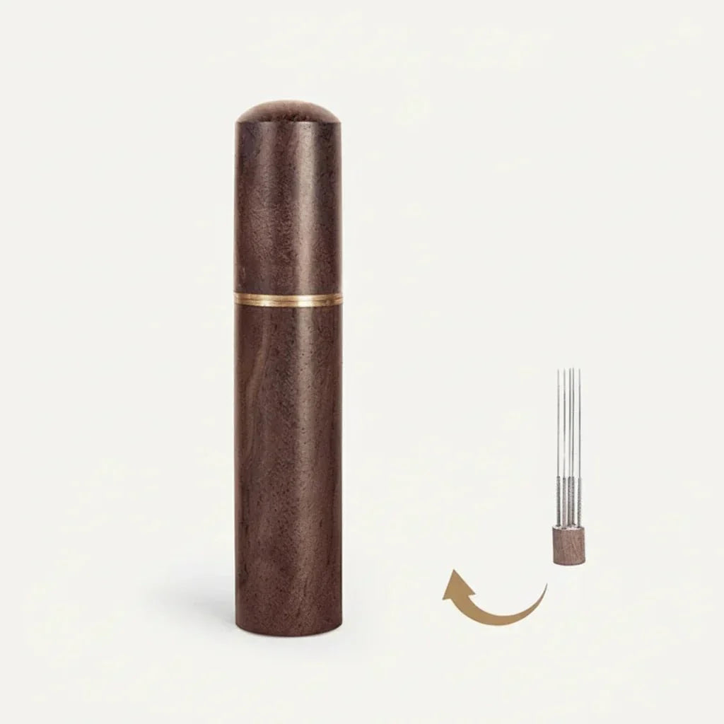 FlowCraft Premium Espresso Tamper Med Nålfordelingssystem