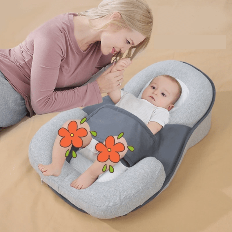 NestEase Baby Pillow With Incline - Anti-Spit-Up Pillow For Infants, Ergonomic Sleep