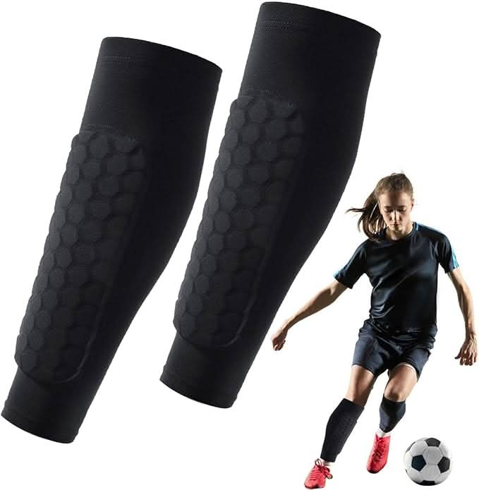 ShieldStride Shin Guards With Ankle Support for Soccer Players