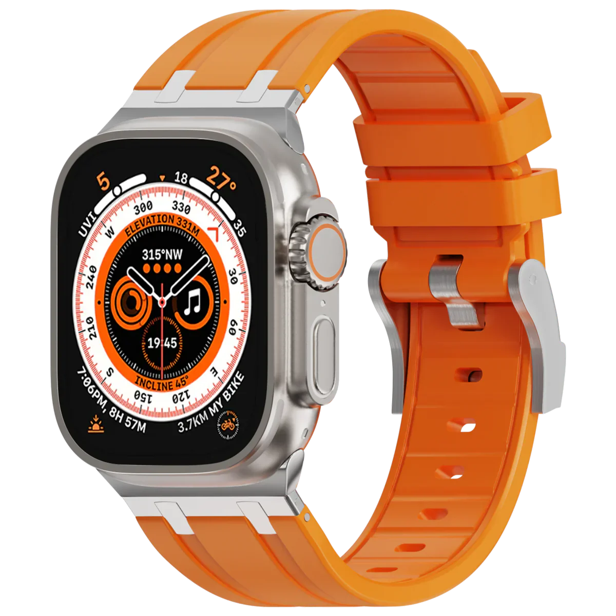 AP Silicone Wristband Fits Apple Watch Adjustable Size 130–220mm