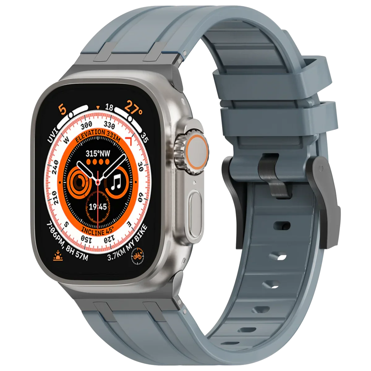 AP Silicone Wristband Fits Apple Watch Adjustable Size 130–220mm