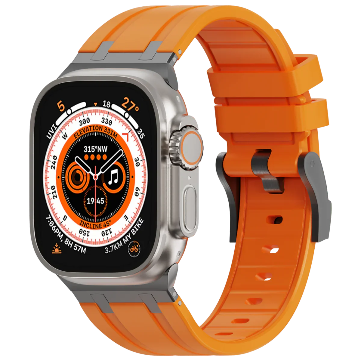 AP Silicone Wristband Fits Apple Watch Adjustable Size 130–220mm