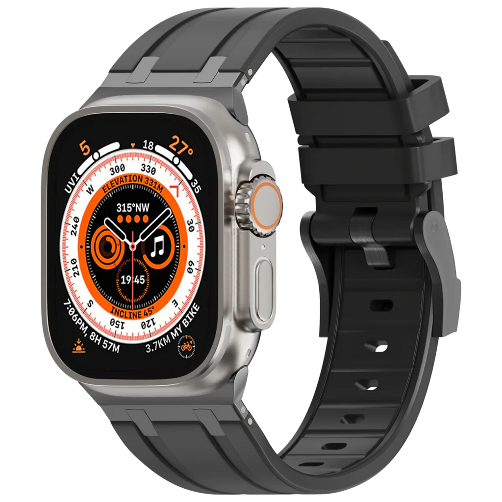 AP Silicone Wristband Fits Apple Watch Adjustable Size 130–220mm