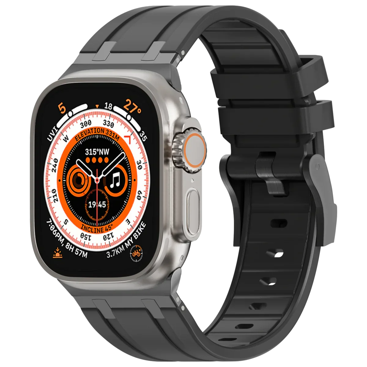 AP Silicone Wristband Fits Apple Watch Adjustable Size 130–220mm